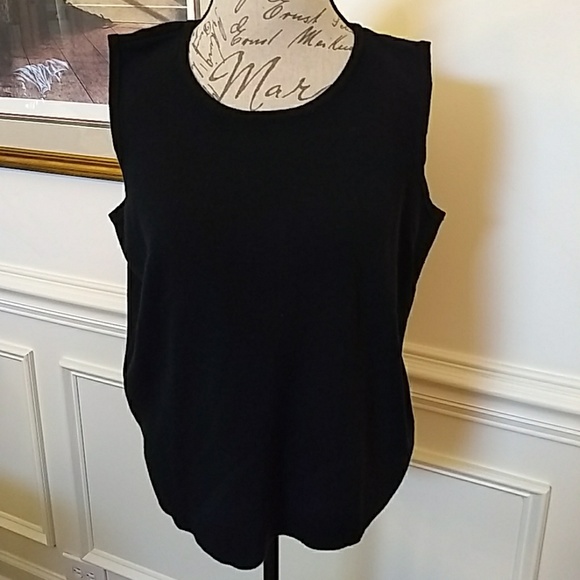 Venezia Tops - SALE 3/15 Venezia Jeans Black Top Sleeveless 18/20